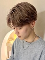 ウェイビーエフティフィフス 横浜西口(WAVEY ft.fifth)&nbsp;センターパートニュアンスパーマメンズパーマワンカールパーマ