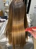 【髪質改善】似合わせカット+髪質改善ストレート¥19800