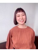 アンブレラカラーピンクバイオレット ボブ