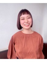 ラカットゾーン(la kutt zone)&nbsp;アンブレラカラーピンクバイオレット ボブ