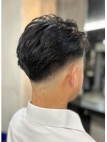 フランクスバーバーリザーブ 人形町店(FRANK’S BARBER RESERVE) ローフェードかきあげながしH