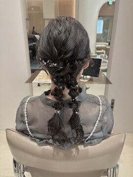 ツインアレンジ*オシャレヘアセット10代20代30代40代