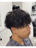 マッシュツイストスパイラルパーマ静岡メンズ