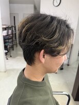 インプレス 発寒店(impres)&nbsp;韓国風ハイライトメッシュショート