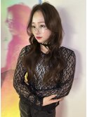 韓国ウェーブヘア◎カカオブラウンカラー