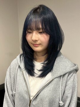 ベレーザ 渋谷(BELEZA) 13669黒髪くびれヘア髪質改善レイヤーカット韓国風巻き