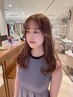【ブリーチなしで透明感UP】カット＋ブリーチなしダブルカラー￥9900