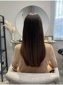 髪質改善トリートメント、縮毛矯正で艶髪へ