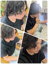 クリア 美容室&nbsp;ツイストスパイラルパーマ☆センターパート