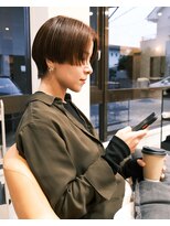 トーン(tone)&nbsp;ショート◎オレンジベージュカラー