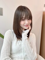 ロンドリゼル 札幌(Lond RiseL)&nbsp;◯ オリーブグレー/韓国/レイヤーカット/髪質改善/縮毛矯正/札幌