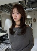 レイヤーカット ハッシュカット 顔周り 韓国 前髪 立川