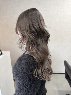 ニコフクオカヘアーメイク(NIKO Fukuoka Hair Make) 福岡天神/大人かわいいくすみカラー/ミルクティーグレージュ