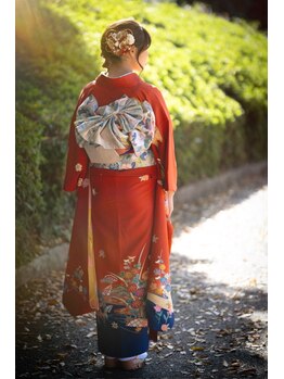 デイフレーム(Day FRAME)の写真/個性的にも古典的にもお着物を楽しめる。着付けができる浜松個室ヘアサロン☆