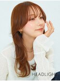 韓国大人ミディアムウルフレイヤー小顔似合わせくびれイメチェン