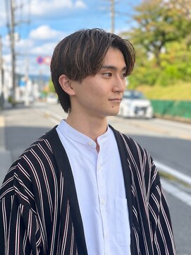 美容室 ミーシュ(miish) センターパートウルフ