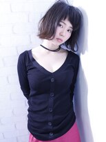 ラウンジ モリオ イケブクロ(Lounge MORIO Ikebukuro) 【morio池袋】可愛い黒髪パーマボブ