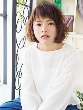 ヘア ジュレ ドゥ(hair jurer deux) 【ヘアジュレドゥ 花井】 大人ナチュラル可愛いボブ