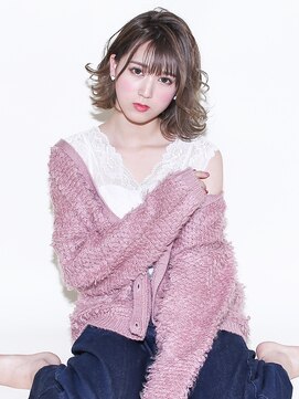 ラックスビー ガーデン 西宮北口駅前店(LUXBE GARDEN) 大人可愛い耳掛けパーマヘア【LUXBE西宮北口店】