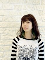 ヘアアプセウス (hair APCEWS)&nbsp;グリーンチラ見せインナー