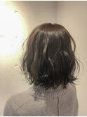 【EIGHT上尾】お客様スタイル_デザインカラー_ミディアム