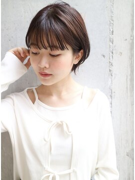 ダヴィン 中目黒(DaVin) 【DaVin中目黒】耳かけ丸みショート　フォギーベージュ