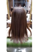 ツヤ髪　ワンレングス