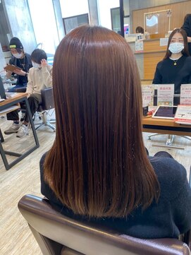 トレ(tre.) 甲子園口/髪質改善/縮毛矯正/ハイライト/酸性ストレート