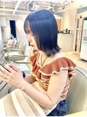 切りっぱなしミディアム！切りっぱなしボブ！