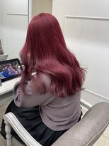 シーン(seen)&nbsp;『ワインレッド×くびれヘア】