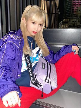 ジーナ(XENA) ケアブリーチ、ハイライト、ブロンド(渋谷)