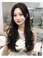 コア 銀座(COA)&nbsp;小顔レイヤー　前髪顔周り　髪質改善縮毛