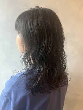 レニー(Reny) レイヤーパーマ×オリーブカラー◎20代30代40代