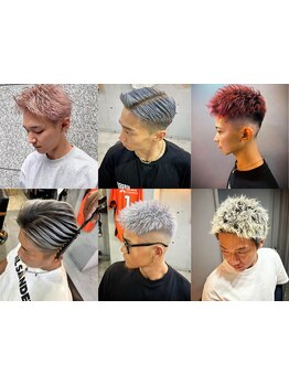 ブリーチカラーはメンズラピスにお任せ◎ハイトーンからバレイヤージュ、どんなスタイルも自由自在！