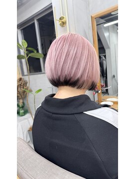 ラモード(LAMODE) 【松本健汰】ピンク×ブラック裾カラー