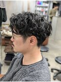 スパイラルパーマ