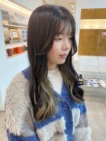 カッツ 笠岡店(CUT S)&nbsp;グレー味を感じるインナーカラー