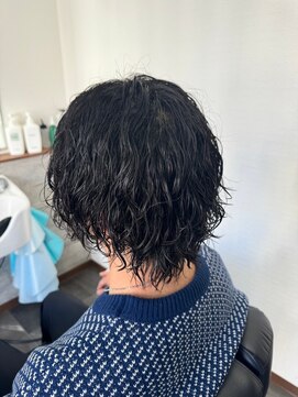 エイト(AITE) ブルーブラック/スペインカール/スパイキーショート/川口