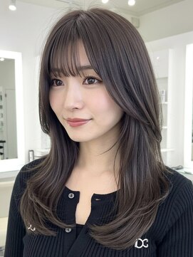 エル 新小岩(elu) 美髪/ワイドバング/レイヤーカット/くすみベージュ/新小岩駅