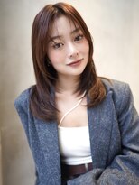 ニコ トウキョウ 渋谷(nico TOKYO)&nbsp;顔まわりレイヤーハッシュレイヤー透明感オリーブグレージュ渋谷