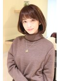 30代40代50代大人可愛いボブ　ワンカールボブ