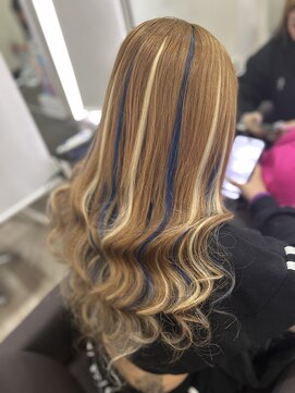 グランディールヘアデザイン(grandir hairdesign) 派手髪メッシュ!-Yurika-