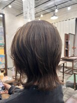 ビューティアンドスパ ガガ(GAGA)&nbsp;ウルフスタイル×グレージュカラー