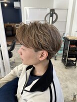 ヘアーサロン ヴィアルス 松原店(hair salon VIARS)&nbsp;ミルクティーカラー1回ブリーチ