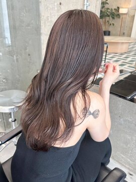 ノエ(noe) くびれヘア/アプリコットオレンジ/ハイライトカラー/栄c167