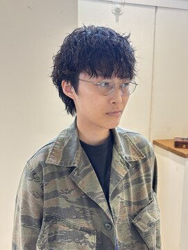 パウダーヘアー(powder hair) 無造作パーマ ウルフスタイル　ツイストスパイラルパーマ