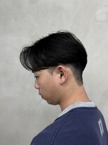 ニコ トウキョウ ロジック(nico TOKYO Logic)&nbsp;メンズセンターパートニュアンスパーマアップバング