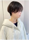黒髪カタログ/小顔に見せるヘア/ココアベージュ /オリーブグレー