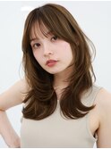 韓国風レイヤーカット/髪質改善/ダブルカラーハッシュカット