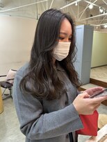 キュオンシア(CUEON. ciea)&nbsp;重めロング×透明感グレージュ